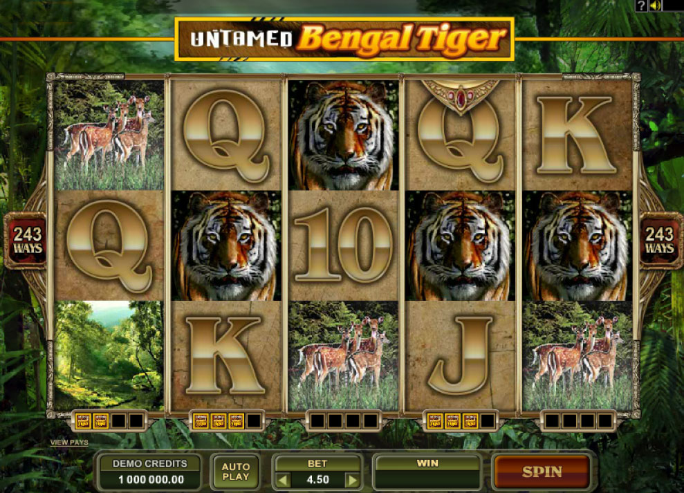 Bengal Tiger игровой автомат. 